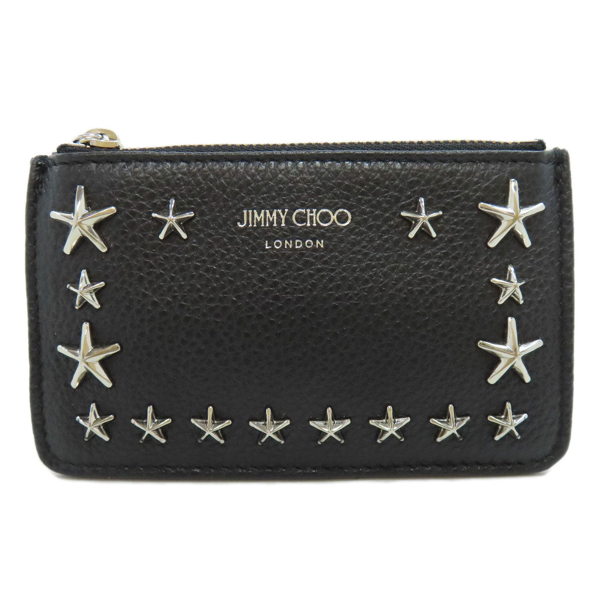 Jimmy Choo ジミーチュウ スターモチーフ スタッズ コインケース レザー レディース 中古