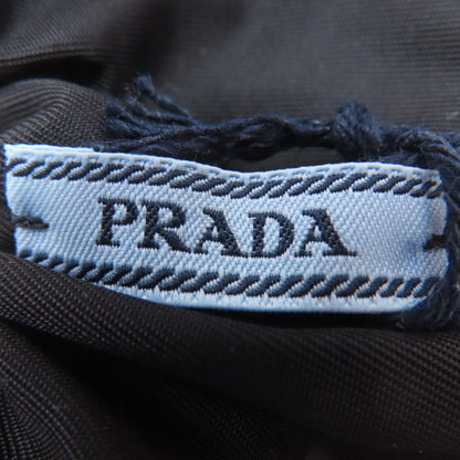 PRADA プラダ シュシュ ロゴ金具 ヘアアクセサリー ナイロン レディース 中古