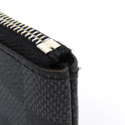LOUIS VUITTON ルイヴィトン N60155 ポシェット・クレ コインケース ダミエキャンバス メンズ 中古