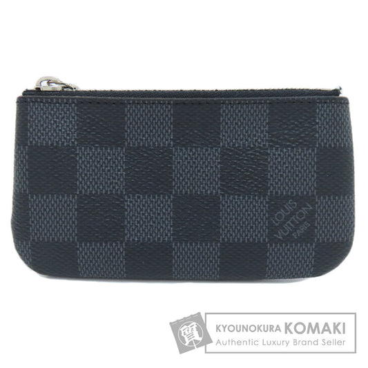 LOUIS VUITTON ルイヴィトン N60155 ポシェット・クレ コインケース ダミエキャンバス メンズ 中古
