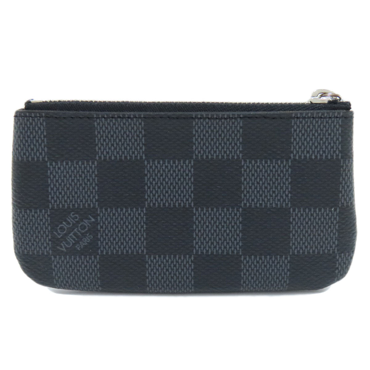 LOUIS VUITTON ルイヴィトン N60155 ポシェット・クレ コインケース ダミエキャンバス メンズ 中古