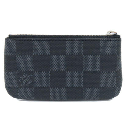 LOUIS VUITTON ルイヴィトン N60155 ポシェット・クレ コインケース ダミエキャンバス メンズ 中古