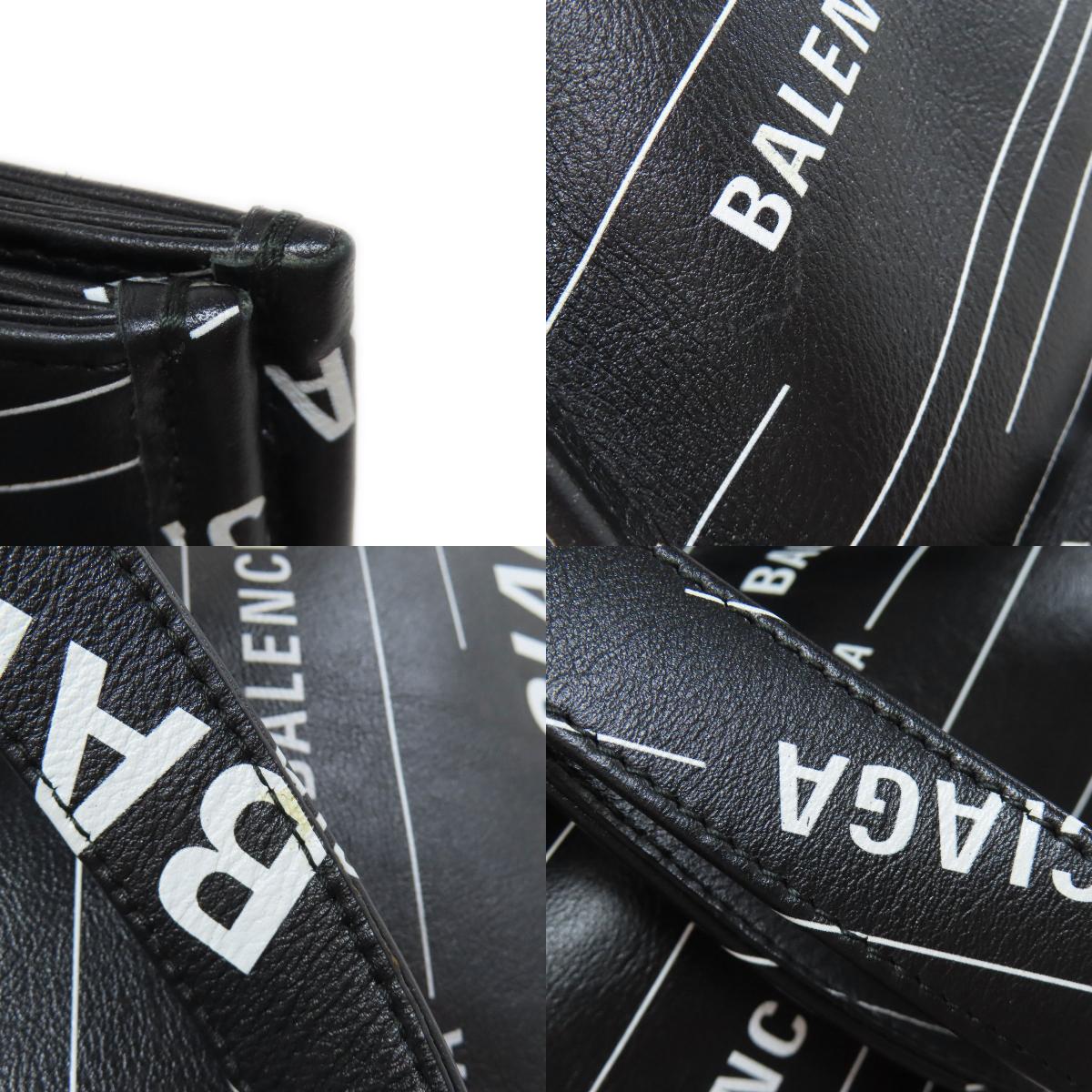 BALENCIAGA バレンシアガ 552870 ロゴ トートバッグ カーフ レディース 中古
