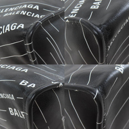 BALENCIAGA バレンシアガ 552870 ロゴ トートバッグ カーフ レディース 中古