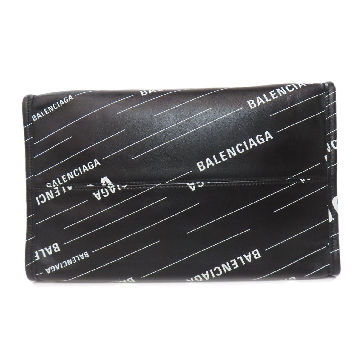 BALENCIAGA バレンシアガ 552870 ロゴ トートバッグ カーフ レディース 中古