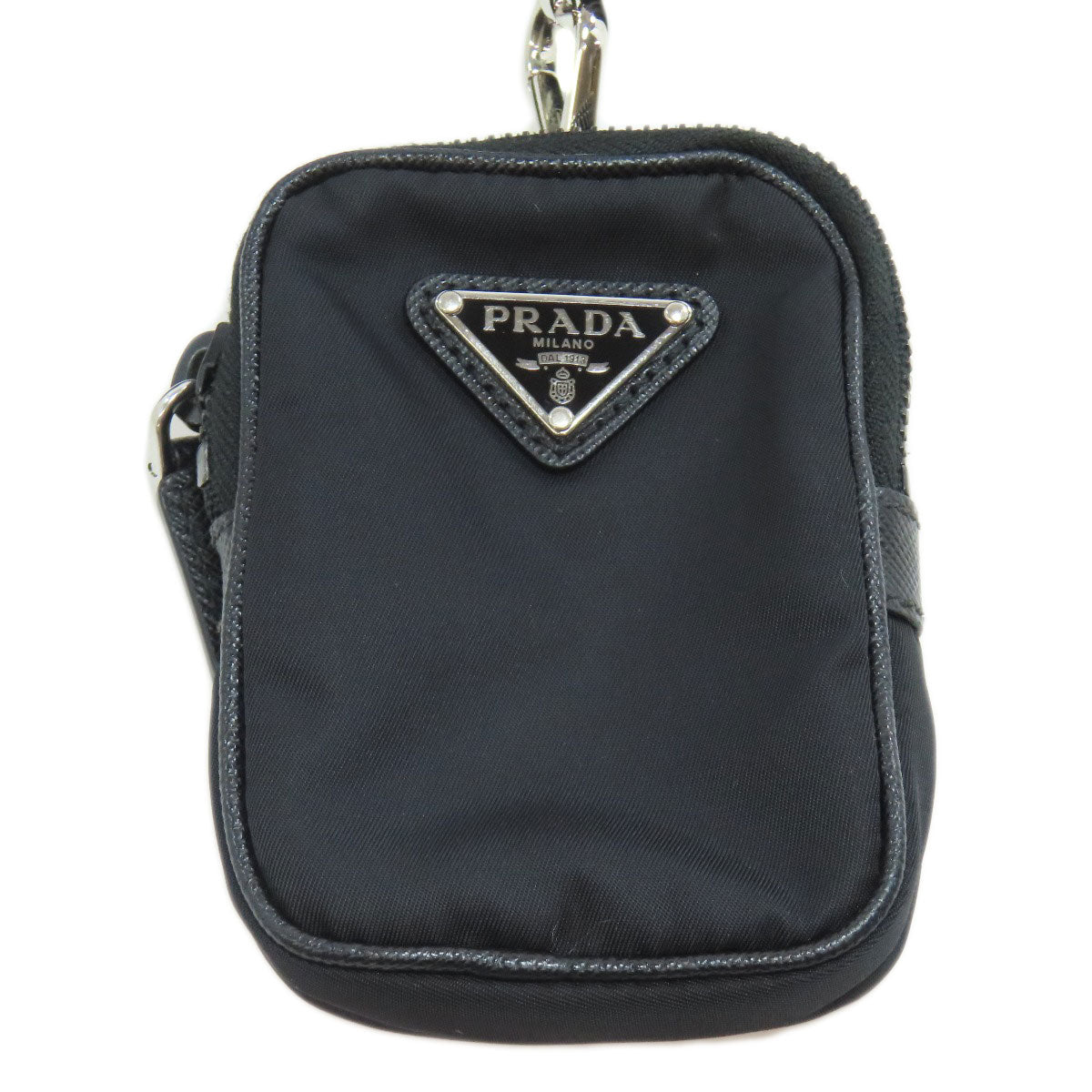 PRADA プラダ ロゴ金具 ショルダーバッグ ナイロン レディース 中古