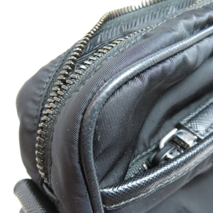 PRADA プラダ ロゴ金具 ショルダーバッグ ナイロン レディース 中古
