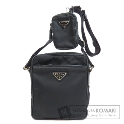 PRADA プラダ ロゴ金具 ショルダーバッグ ナイロン レディース 中古