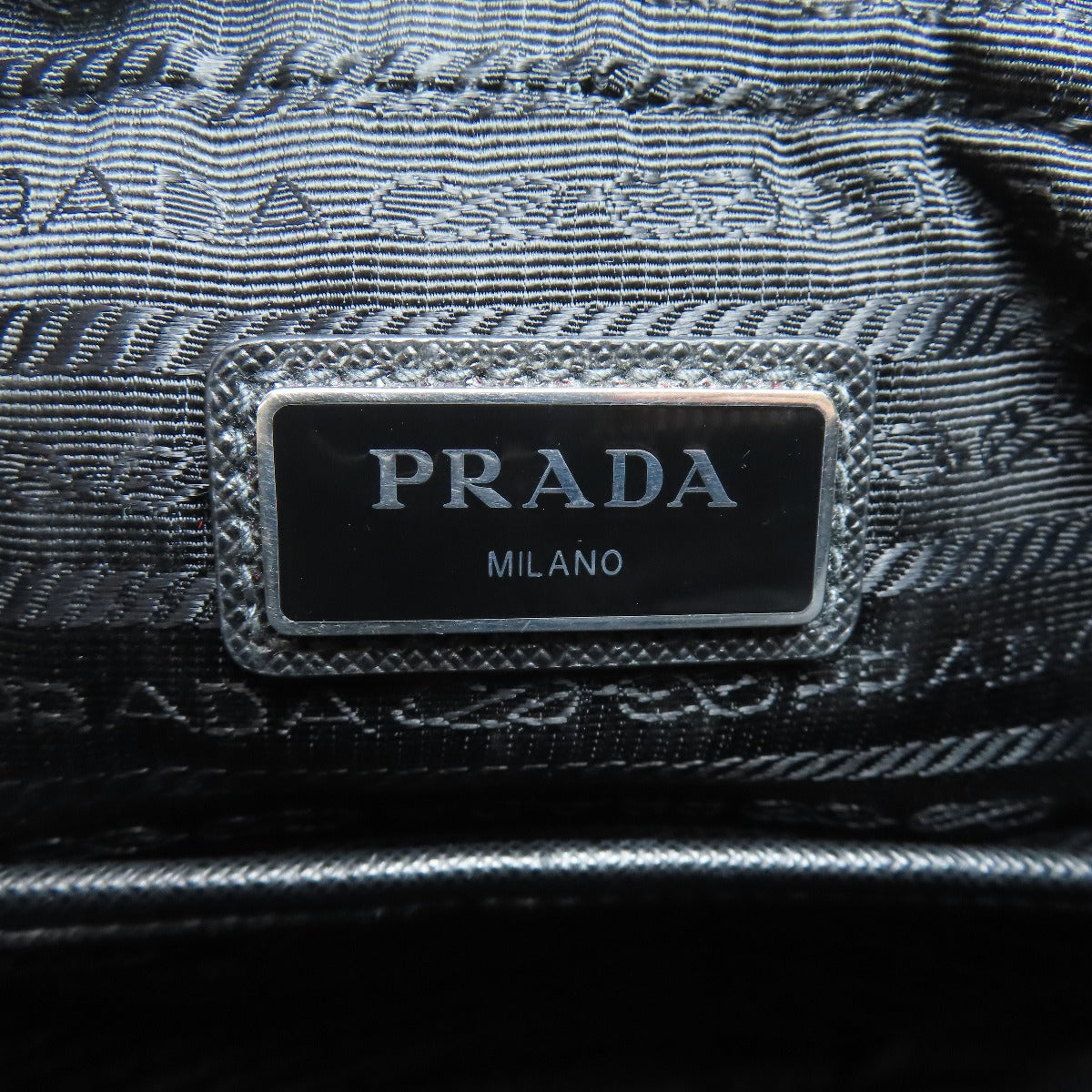 PRADA プラダ ロゴ金具 ショルダーバッグ ナイロン レディース 中古