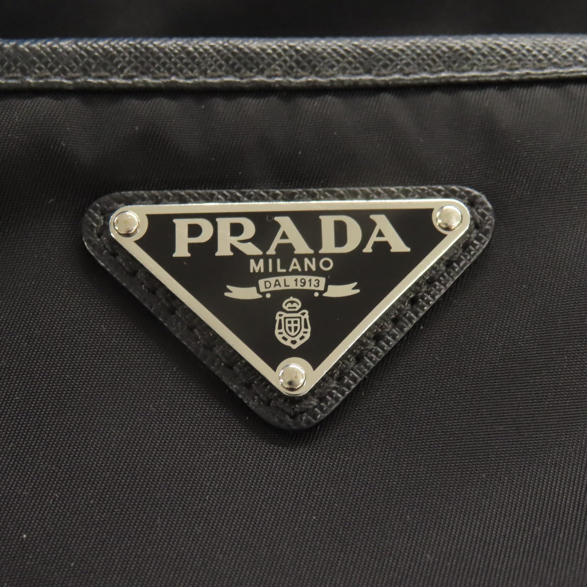 PRADA プラダ ロゴ金具 ショルダーバッグ ナイロン レディース 中古