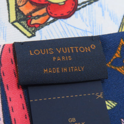 LOUIS VUITTON ルイヴィトン M77681 バンドー スカーフ シルク レディース 中古