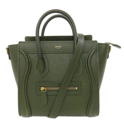 CELINE セリーヌ ラゲージナノ 2WAY ハンドバッグ カーフ レディース 中古