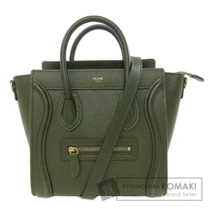 CELINE セリーヌ ラゲージナノ 2WAY ハンドバッグ カーフ レディース 中古