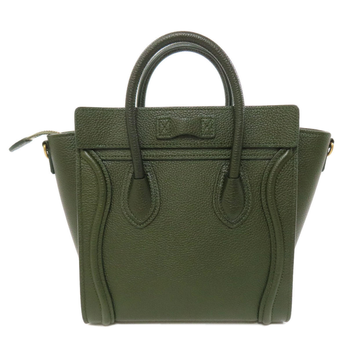 CELINE セリーヌ ラゲージナノ 2WAY ハンドバッグ カーフ レディース 中古