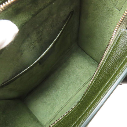 CELINE セリーヌ ラゲージナノ 2WAY ハンドバッグ カーフ レディース 中古