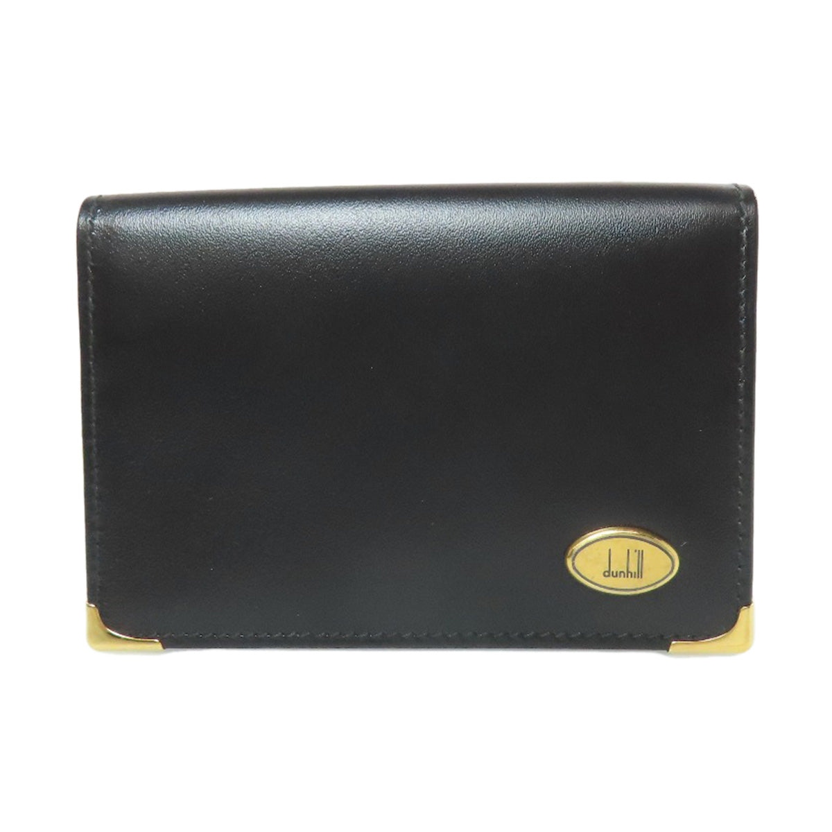 Dunhill ダンヒル ロゴ カードケース レザー レディース 中古