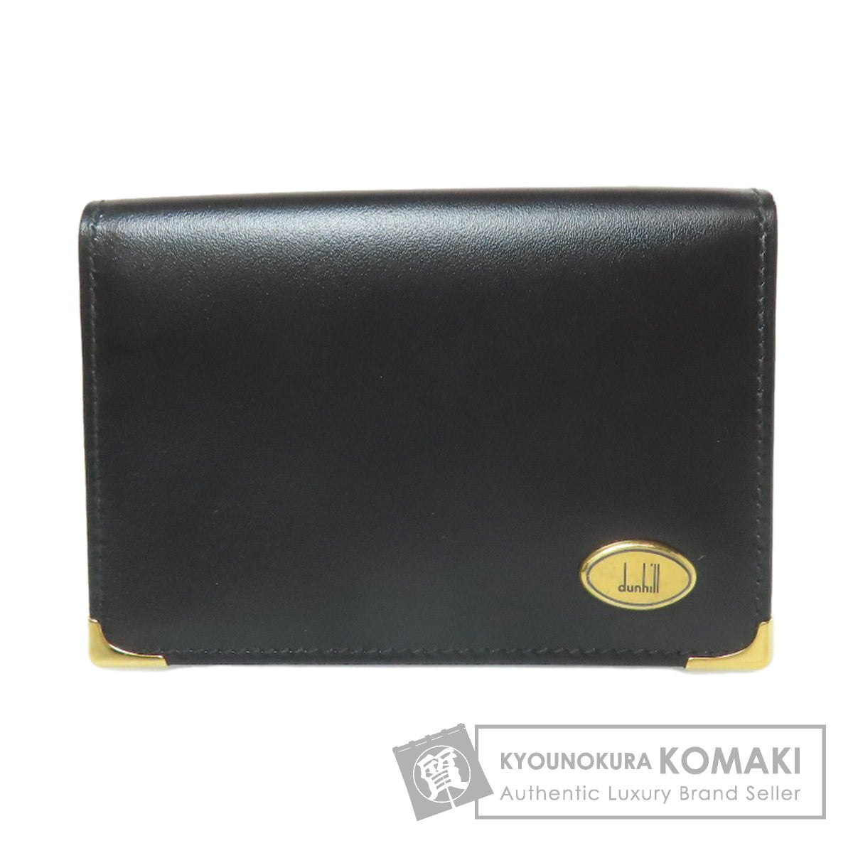 Dunhill ダンヒル ロゴ カードケース レザー レディース 中古