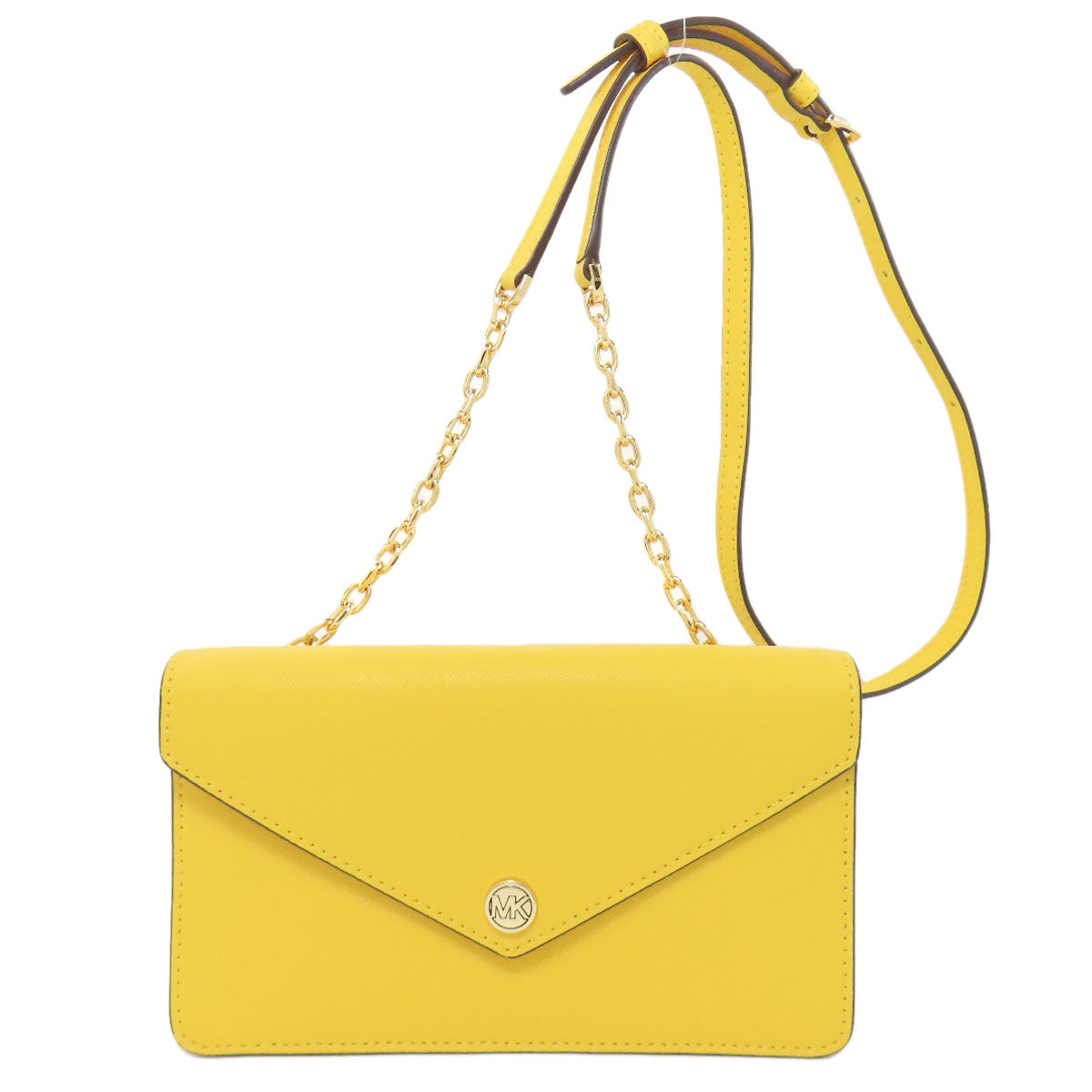 Michael Kors マイケルコース チェーンショルダーウォレット 長財布（小銭入れあり） レザー レディース 中古