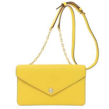 Michael Kors マイケルコース チェーンショルダーウォレット 長財布（小銭入れあり） レザー レディース 中古