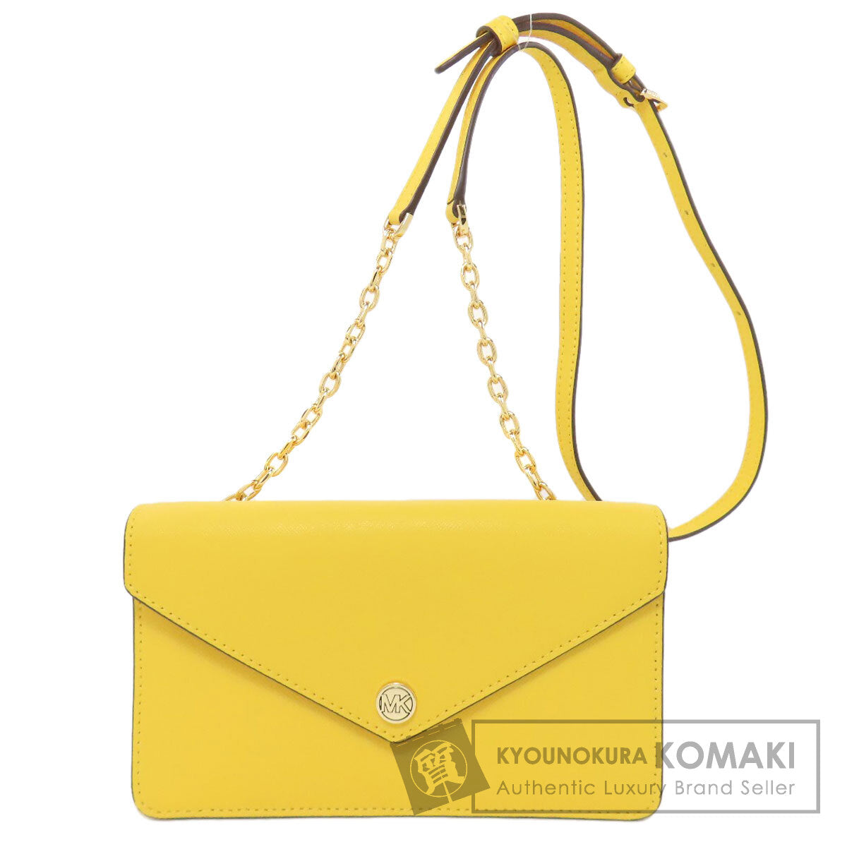 Michael Kors マイケルコース チェーンショルダーウォレット 長財布（小銭入れあり） レザー レディース 中古