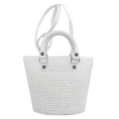 BALENCIAGA バレンシアガ 786187 ル カゴール パニエ 2WAY ハンドバッグ ポリプロピレン レディース 中古