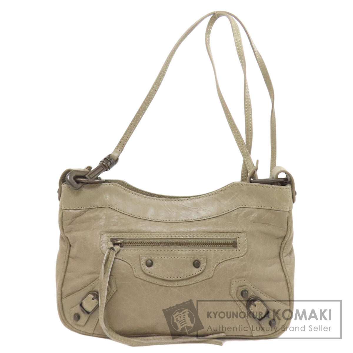 BALENCIAGA バレンシアガ 242803 ザ・ヒップ ショルダーバッグ カーフ レディース 中古