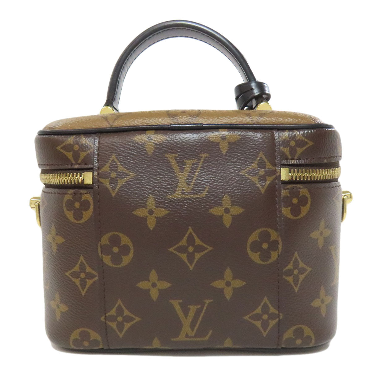 LOUIS VUITTON ルイヴィトン M45165 ヴァニティ NVPM ハンドバッグ モノグラムリバース レディース 中古