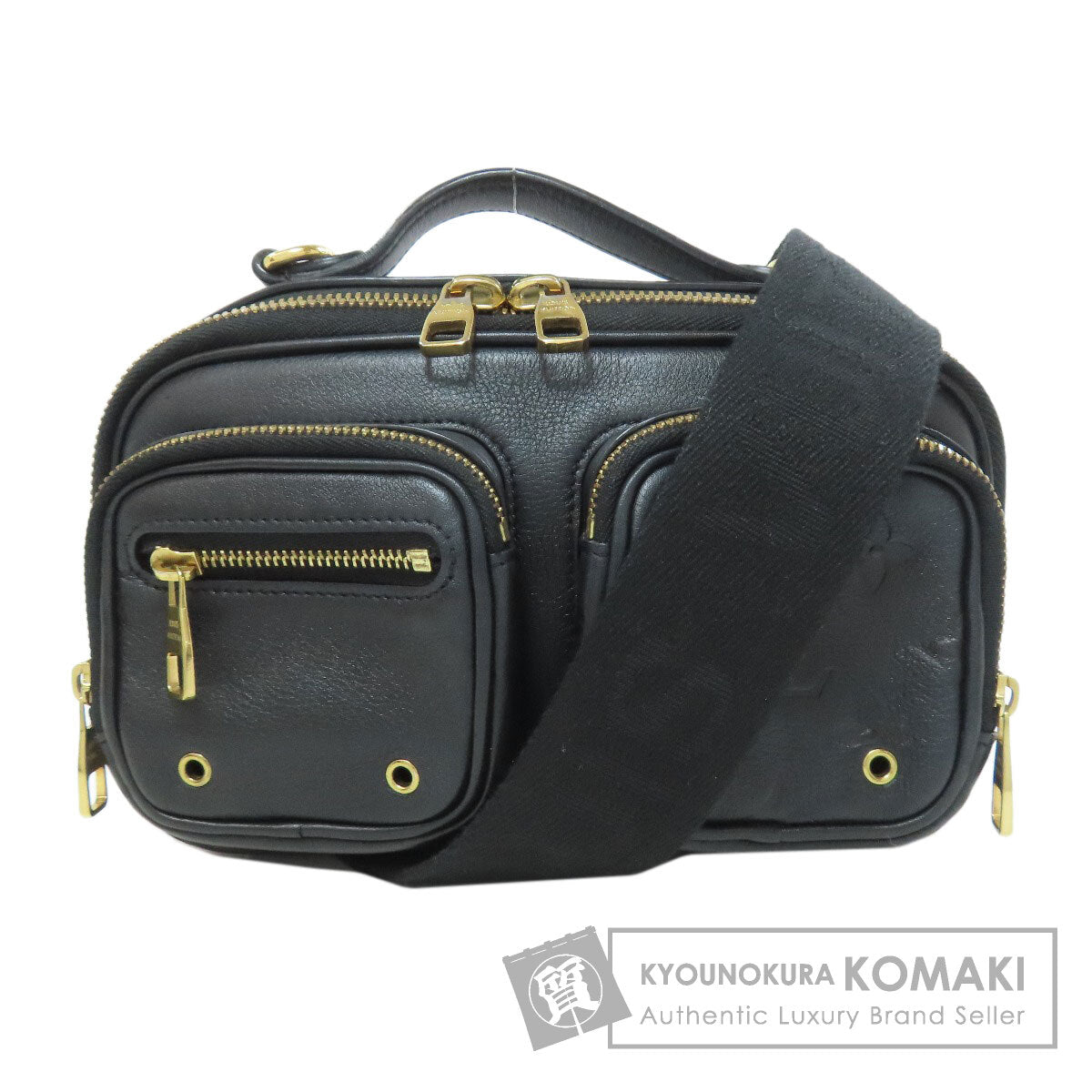 LOUIS VUITTON ルイヴィトン M80450 ユーティリティ クロスボディ ボディバッグ カーフ レディース 中古
