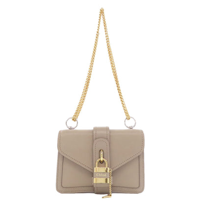 CHLOE クロエ チェーンショルダー ショルダーバッグ カーフ レディース 中古