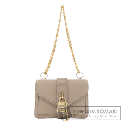 CHLOE クロエ チェーンショルダー ショルダーバッグ カーフ レディース 中古