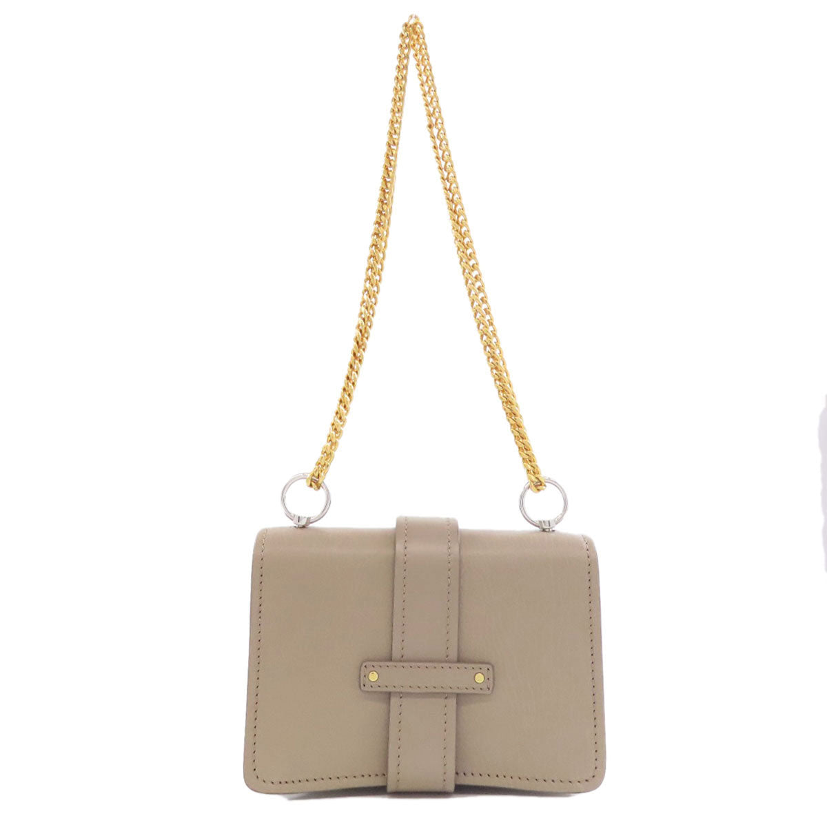 CHLOE クロエ チェーンショルダー ショルダーバッグ カーフ レディース 中古