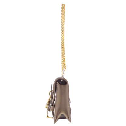 CHLOE クロエ チェーンショルダー ショルダーバッグ カーフ レディース 中古