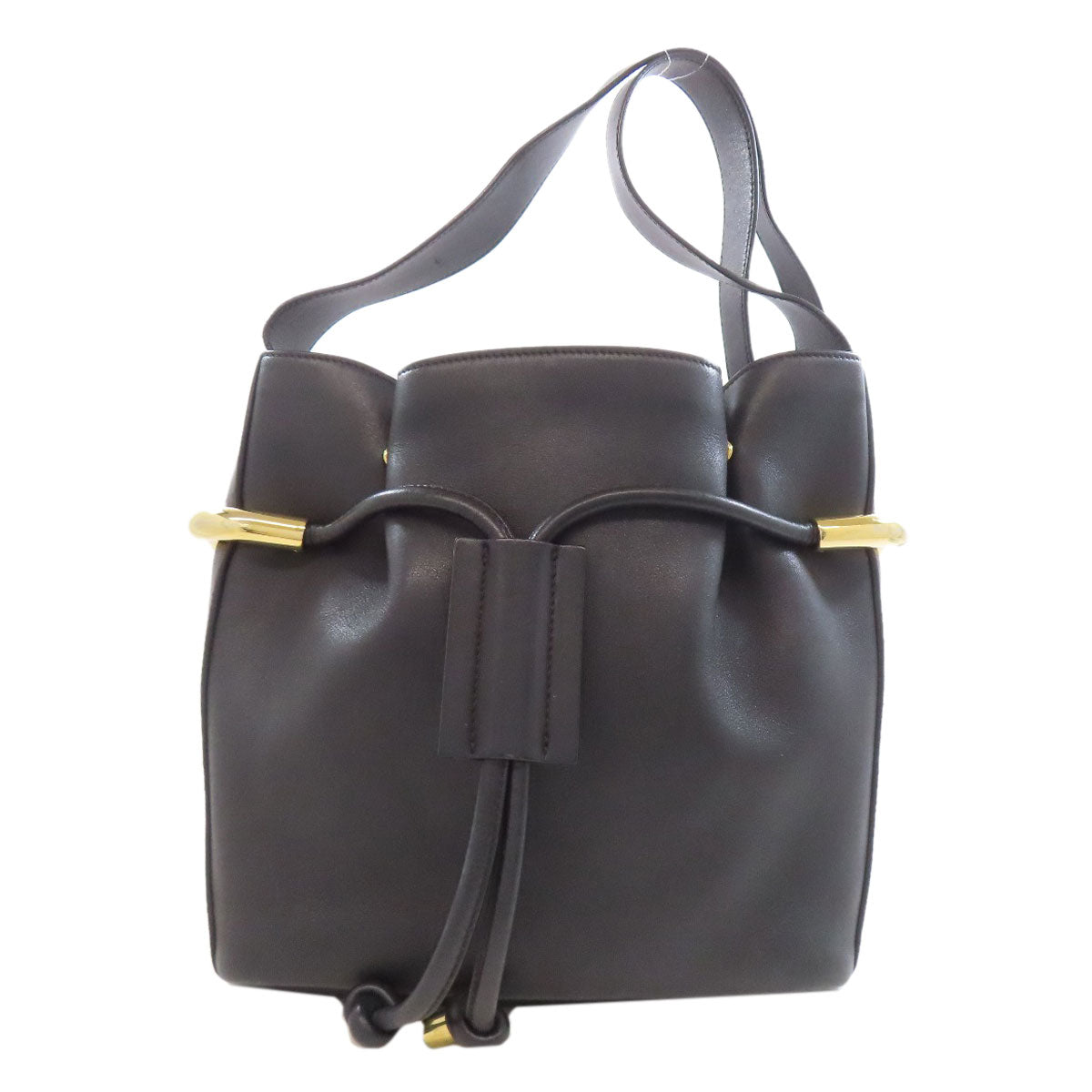 CHLOE クロエ ロゴ ショルダーバッグ レザー レディース 中古