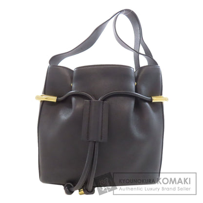 CHLOE クロエ ロゴ ショルダーバッグ レザー レディース 中古