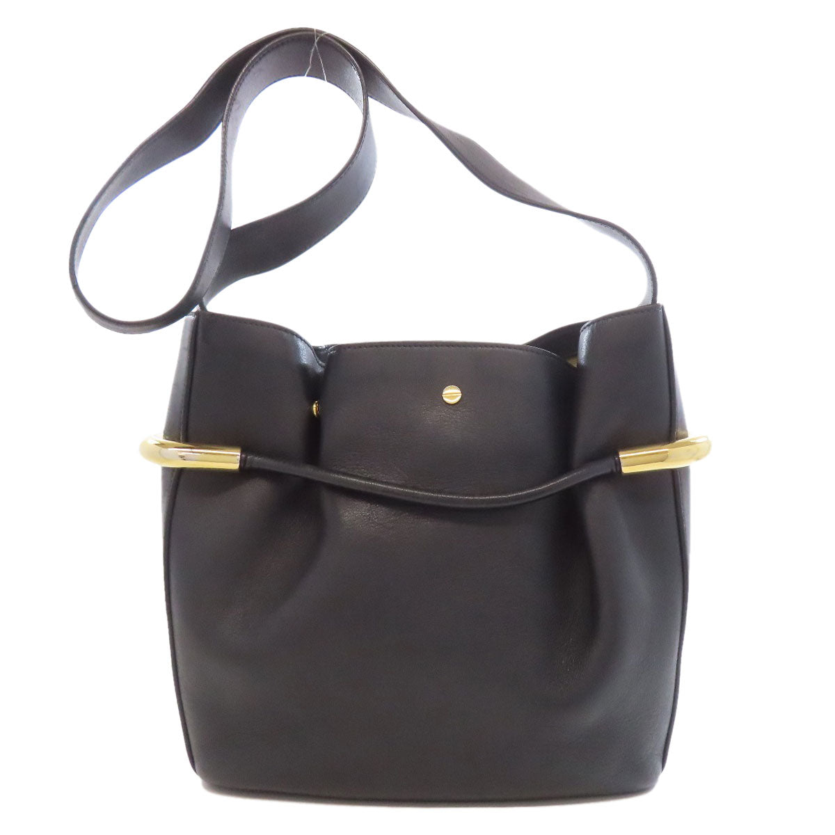 CHLOE クロエ ロゴ ショルダーバッグ レザー レディース 中古