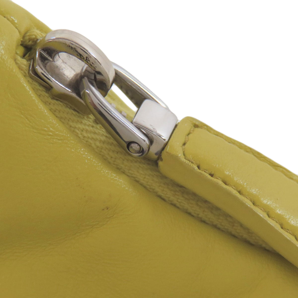 PRADA プラダ ロゴ金具 ショルダーバッグ カーフ レディース 中古