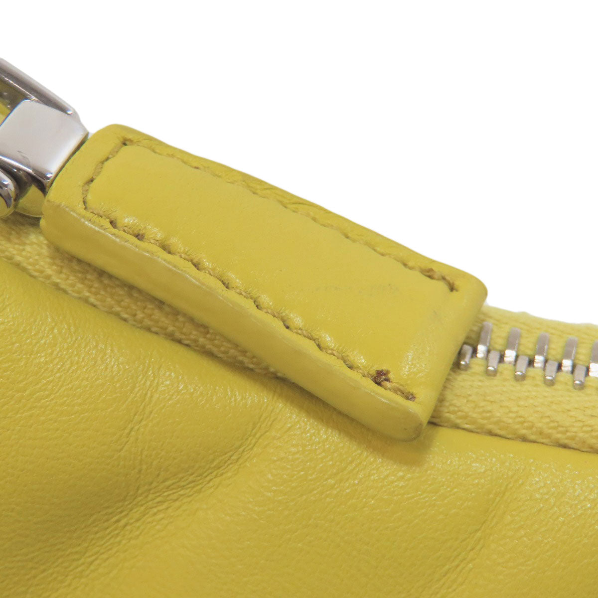 PRADA プラダ ロゴ金具 ショルダーバッグ カーフ レディース 中古