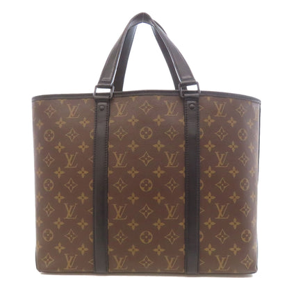 LOUIS VUITTON ルイヴィトン M45734 ウィークエンド・トート・PM モノグラム・マカサー ハンドバッグ モノグラムキャンバス レディース 中古