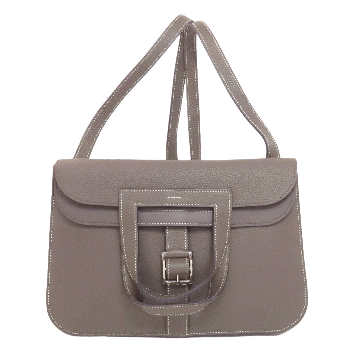 HERMES エルメス アルザン31 シルバー金具 ハンドバッグ トリヨン レディース 中古