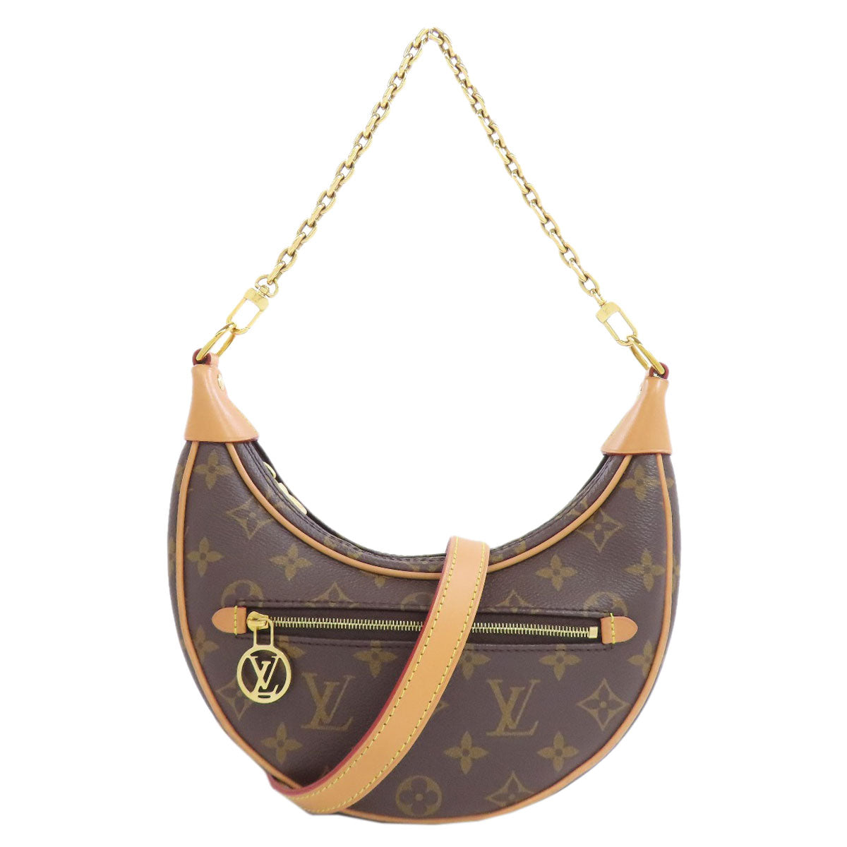 LOUIS VUITTON ルイヴィトン M81098 ループ ハンドバッグ モノグラムキャンバス レディース 中古
