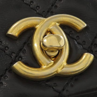 CHANEL シャネル マトラッセ 2WAY ゴールド金具 ハンドバッグ カーフ レディース 中古