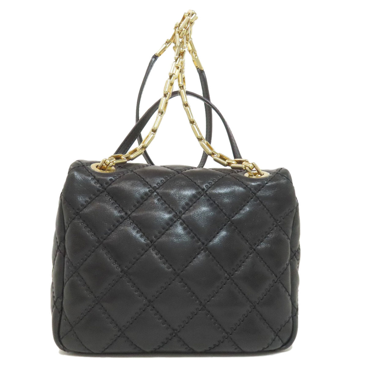 CHANEL シャネル マトラッセ 2WAY ゴールド金具 ハンドバッグ カーフ レディース 中古