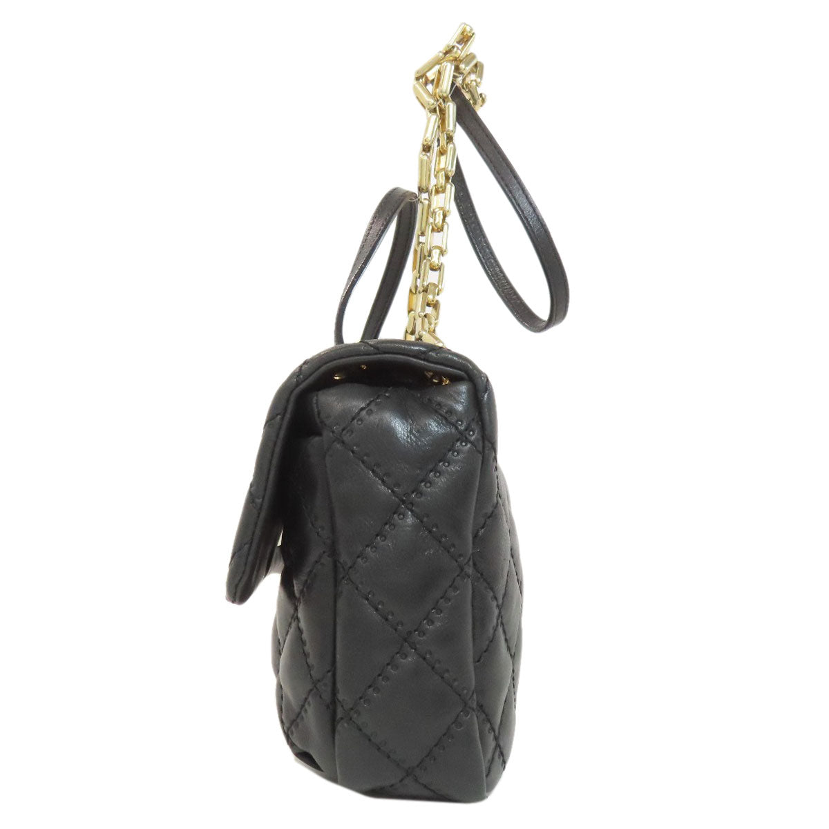 CHANEL シャネル マトラッセ 2WAY ゴールド金具 ハンドバッグ カーフ レディース 中古