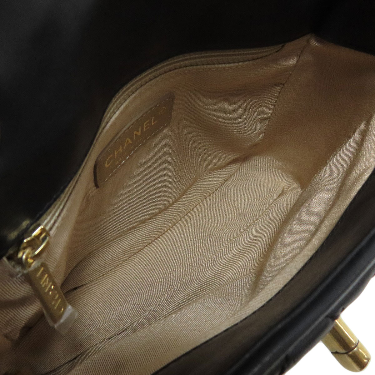 CHANEL シャネル マトラッセ 2WAY ゴールド金具 ハンドバッグ カーフ レディース 中古