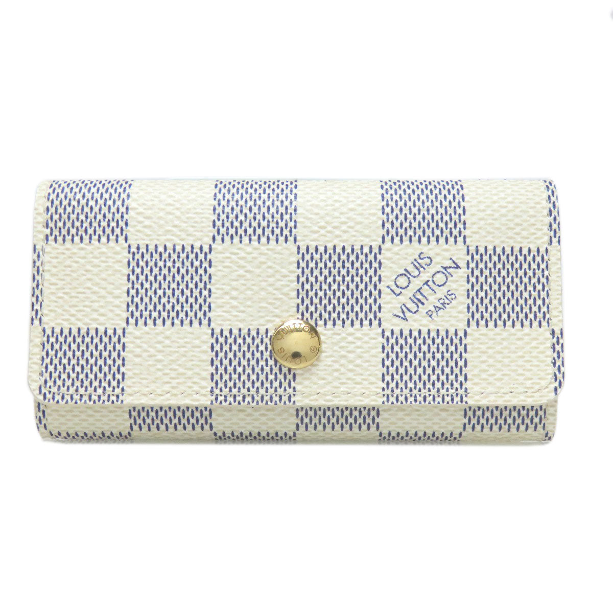 LOUIS VUITTON ルイヴィトン N60020 ミュルティクレ4 キーケース ダミエキャンバス レディース 中古