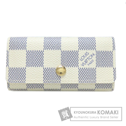 LOUIS VUITTON ルイヴィトン N60020 ミュルティクレ4 キーケース ダミエキャンバス レディース 中古