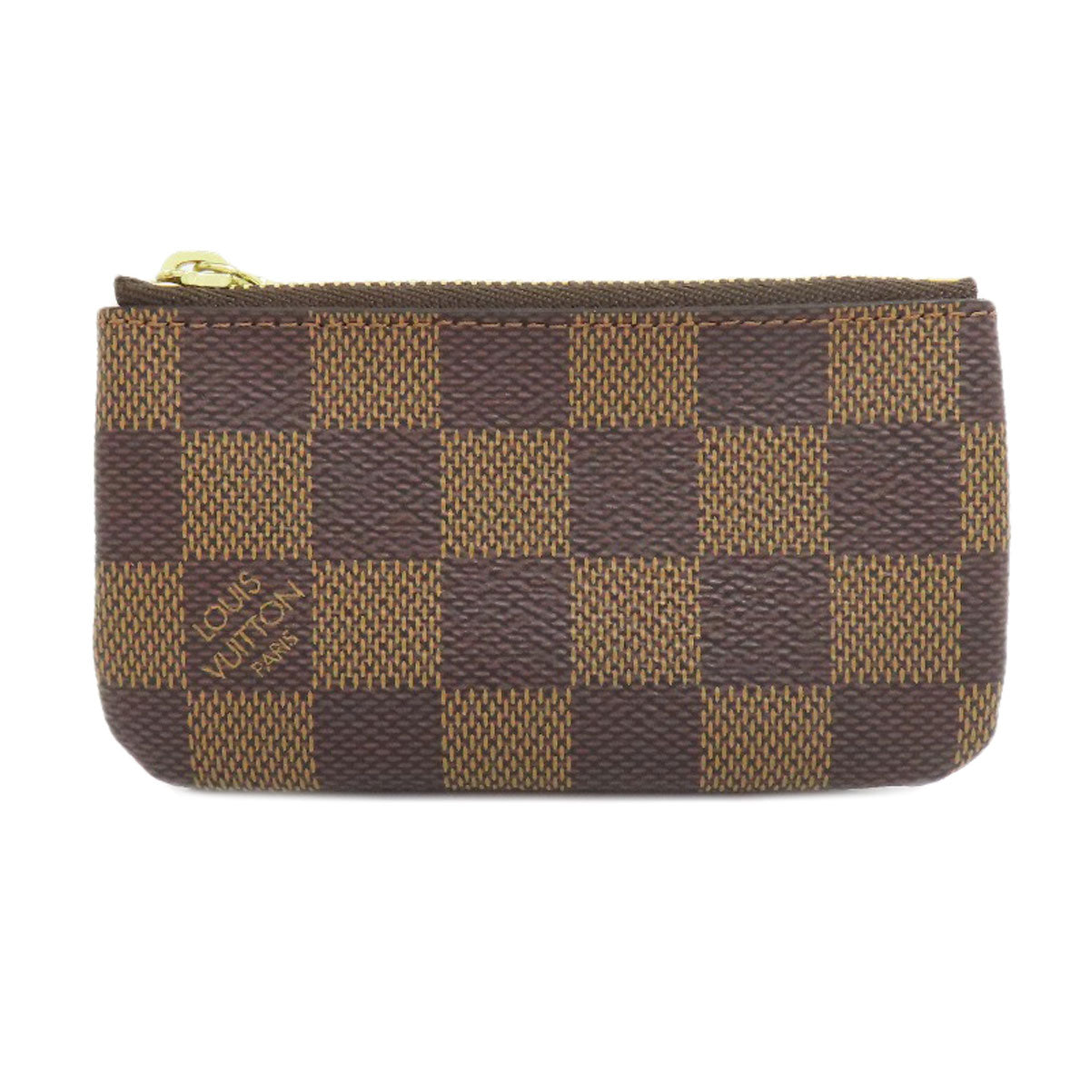 LOUIS VUITTON ルイヴィトン N62658 ポシェット・クレ コインケース ダミエキャンバス レディース 中古
