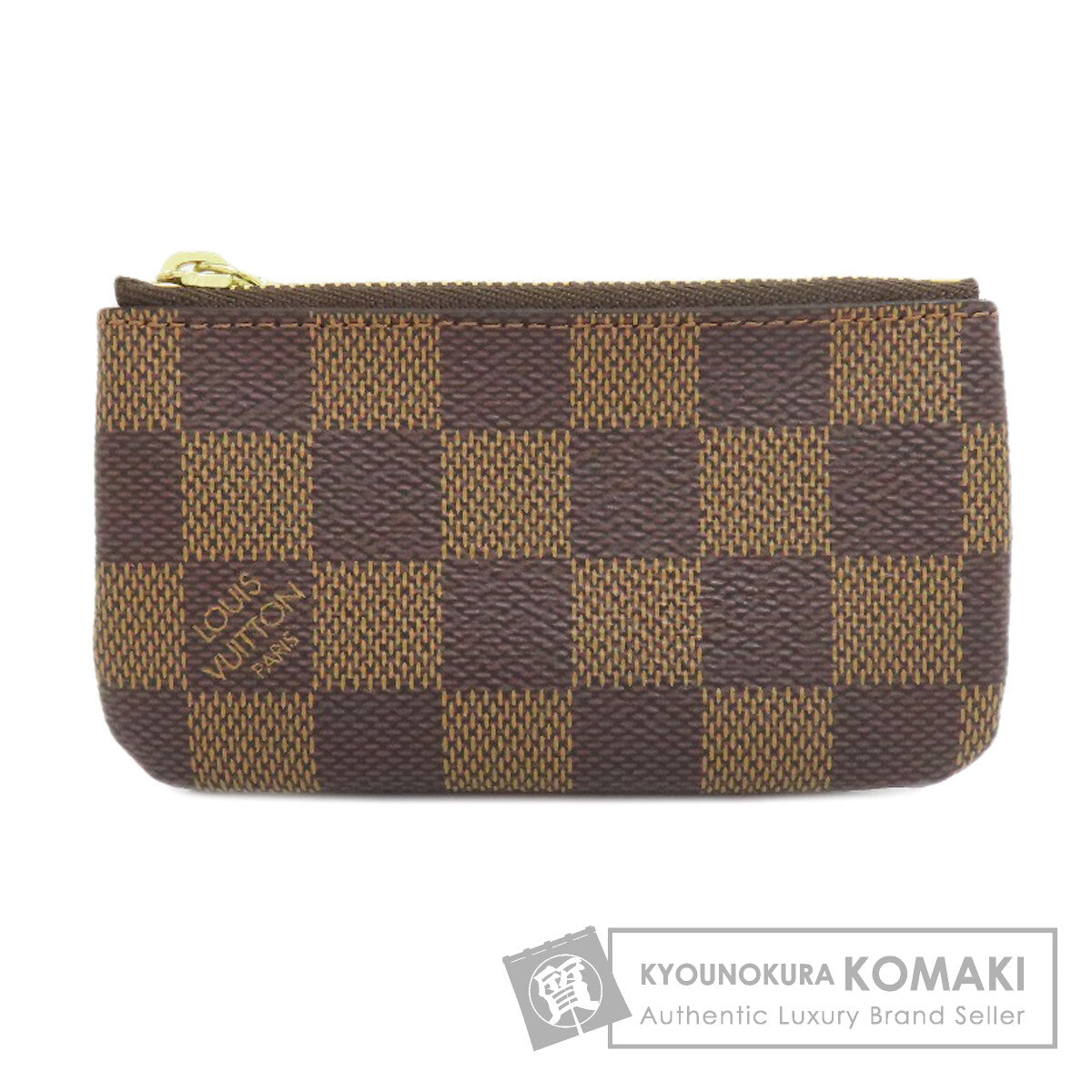 LOUIS VUITTON ルイヴィトン N62658 ポシェット・クレ コインケース ダミエキャンバス レディース 中古