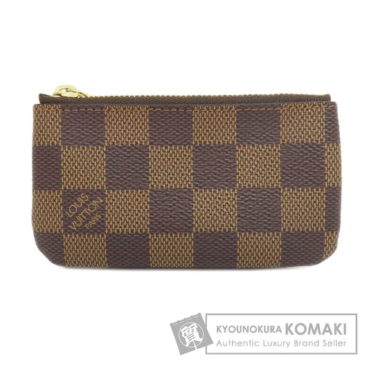 LOUIS VUITTON ルイヴィトン N62658 ポシェット・クレ コインケース ダミエキャンバス レディース 中古