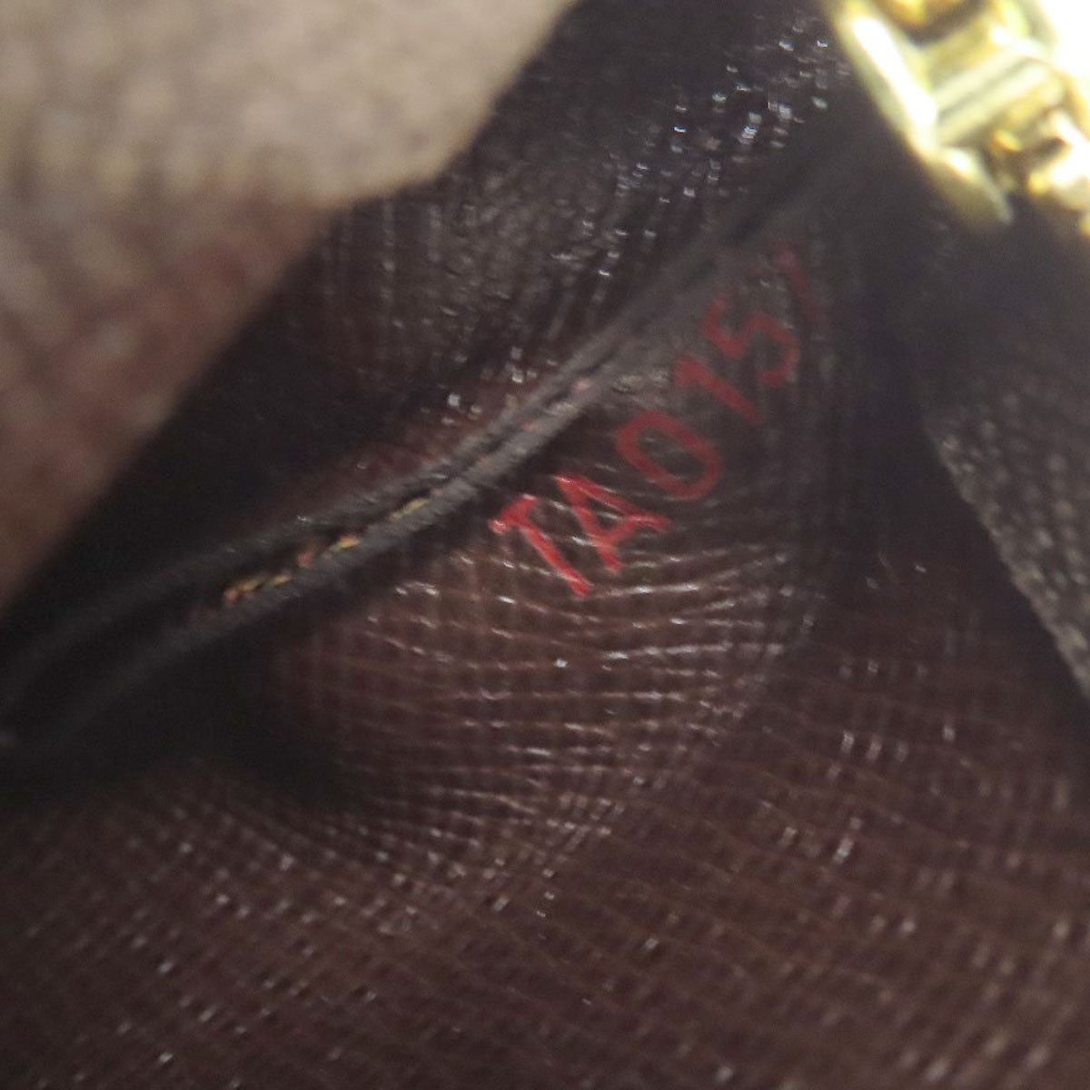 LOUIS VUITTON ルイヴィトン N62658 ポシェット・クレ コインケース ダミエキャンバス レディース 中古